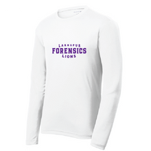 Long Sleeve Tee / White / Larkspur Middle Forensics