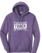Fleece Hooded Sweatshirt / Heather Purple / Larkspur Middle Track