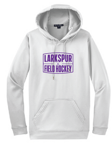 Performance Hooded Sweatshirt / White / Larkspur Middle Field Hockey