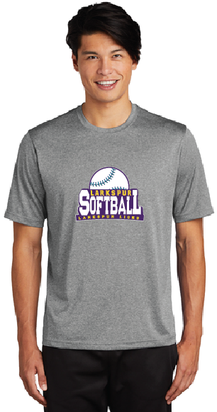 Heather Contender Performance Tee / Athletic Heather / Larkspur Middle Softball