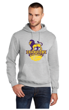 Fleece Pullover Hooded Sweatshirt / Athletic Heather / Larkspur Middle Boys Basketball