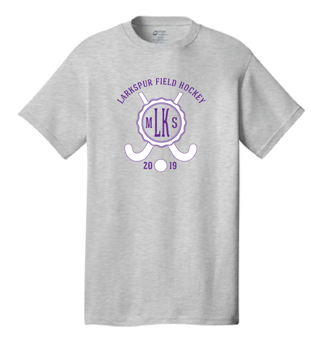 Cotton T-Shirt / Ash Gray / Larkspur Field Hockey - Fidgety