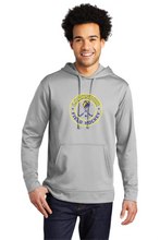 Performance Fleece Pullover Hooded Sweatshirt / Silver / Larkspur Middle School Field Hockey