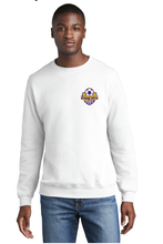 Core Fleece Crewneck Sweatshirt / White / Larkspur Middle School Boys Soccer