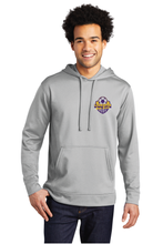 Performance Fleece Pullover Hooded Sweatshirt / Silver / Larkspur Middle School Boys Soccer