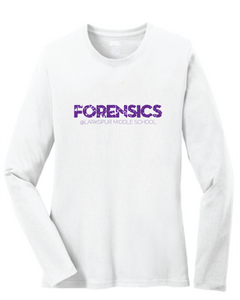 Long Sleeve Shirt / White / Larkspur Forensics - Fidgety