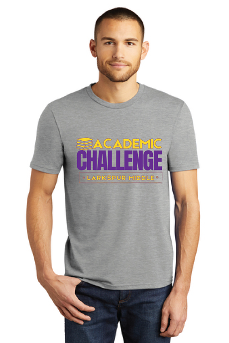 Triblend Softstyle Tee / Grey Frost / Larkspur Middle Academic Challenge