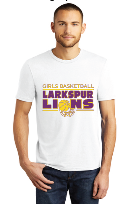 Triblend Softstyle Tee / White / Larkspur Middle Girls Basketball