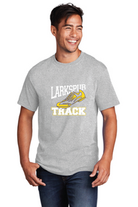 Core Cotton Tee (Youth & Adult) / Ash / Larkspur Middle School Boys Track