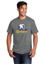 Core Cotton Tee (Youth & Adult) / Graphite Heather / Larkspur Middle School Softball