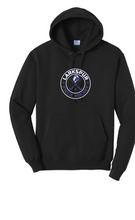 Core Fleece Pullover Hooded Sweatshirt (Youth & Adult) / Black / Larkspur Middle School Field Hockey