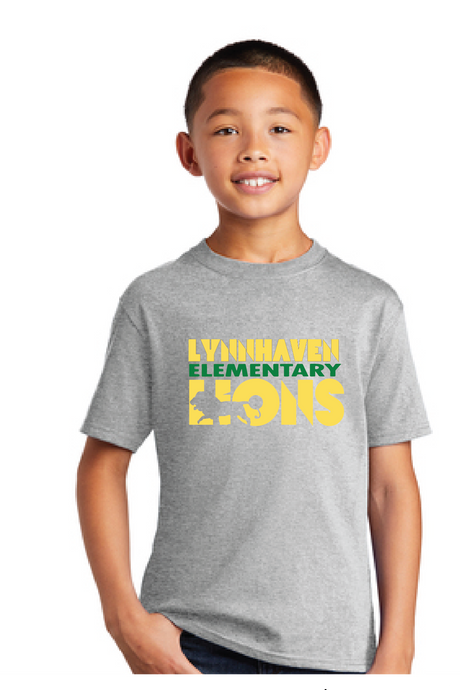 Core Cotton Tee (Youth & Adult) / Athletic Heather / Lynnhaven Elementary