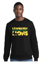 Core Fleece Crewneck Sweatshirt (Youth & Adult) / Black / Lynnhaven Elementary