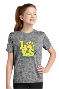 Electric Heather Tee (Youth & Adult) / Black Electric / Lynnhaven Elementary
