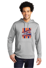 Performance Fleece Pullover Hooded Sweatshirt / Silver / Lynnhaven Football