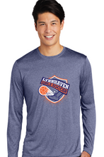 Long Sleeve Heather Contender Tee / Navy Heather / Lynnhaven Girls Soccer