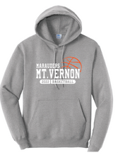Core Fleece Hooded Sweatshirt / Athletic Heather / Mt. Vernon Basketball