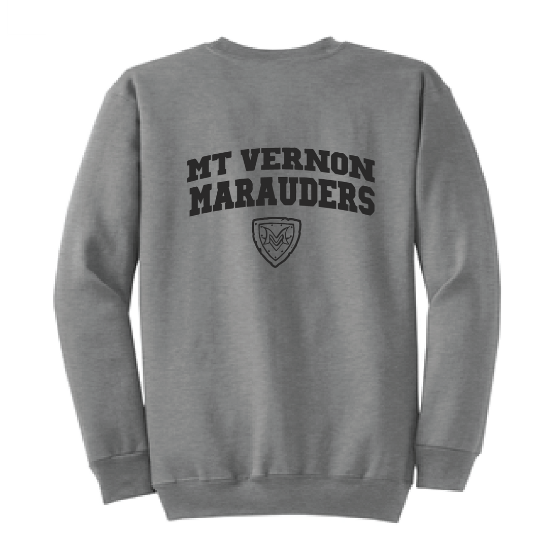 Mt Vernon- Fleece Crewneck Sweatshirt / Athletic Grey / Mt. Vernon
