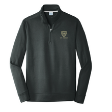 Performance Fleece 1/4-Zip Pullover Sweatshirt / Black / Mt. Vernon