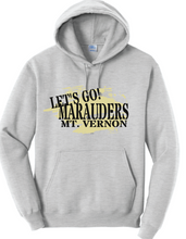 Go Marauders - Core Fleece Hooded Sweatshirt / Ash / Mt. Vernon