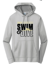 Performance Fleece Hooded Sweatshirt / Silver / Mt. Vernon Swim & Dive