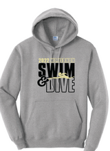 Fleece Hooded Sweatshirt / Athletic Heather / Mt. Vernon Swim & Dive