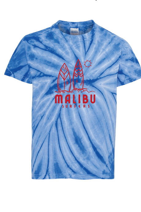 Cyclone Pinwheel Tie-Dyed T-Shirt (Youth & Adult) / Royal / Malibu Elementary