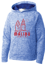 Electric Heather Fleece Hooded Pullover (Youth & Adult) / Royal Blue / Malibu Elementary