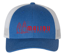 Low Pro Trucker Cap / Heather Royal/ Silver / Malibu Elementary