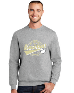 Fleece Crewneck Sweatshirt / Athletic Heather / Mt. Vernon Baseball