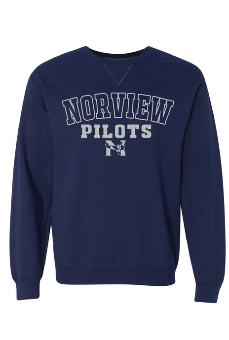 Sofspun Crewneck Sweatshirt / Navy / Norview High School Baseball