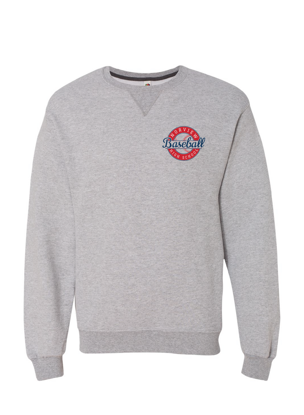 Sofspun Crewneck Sweatshirt / Athletic Heather / Norview High School Baseball