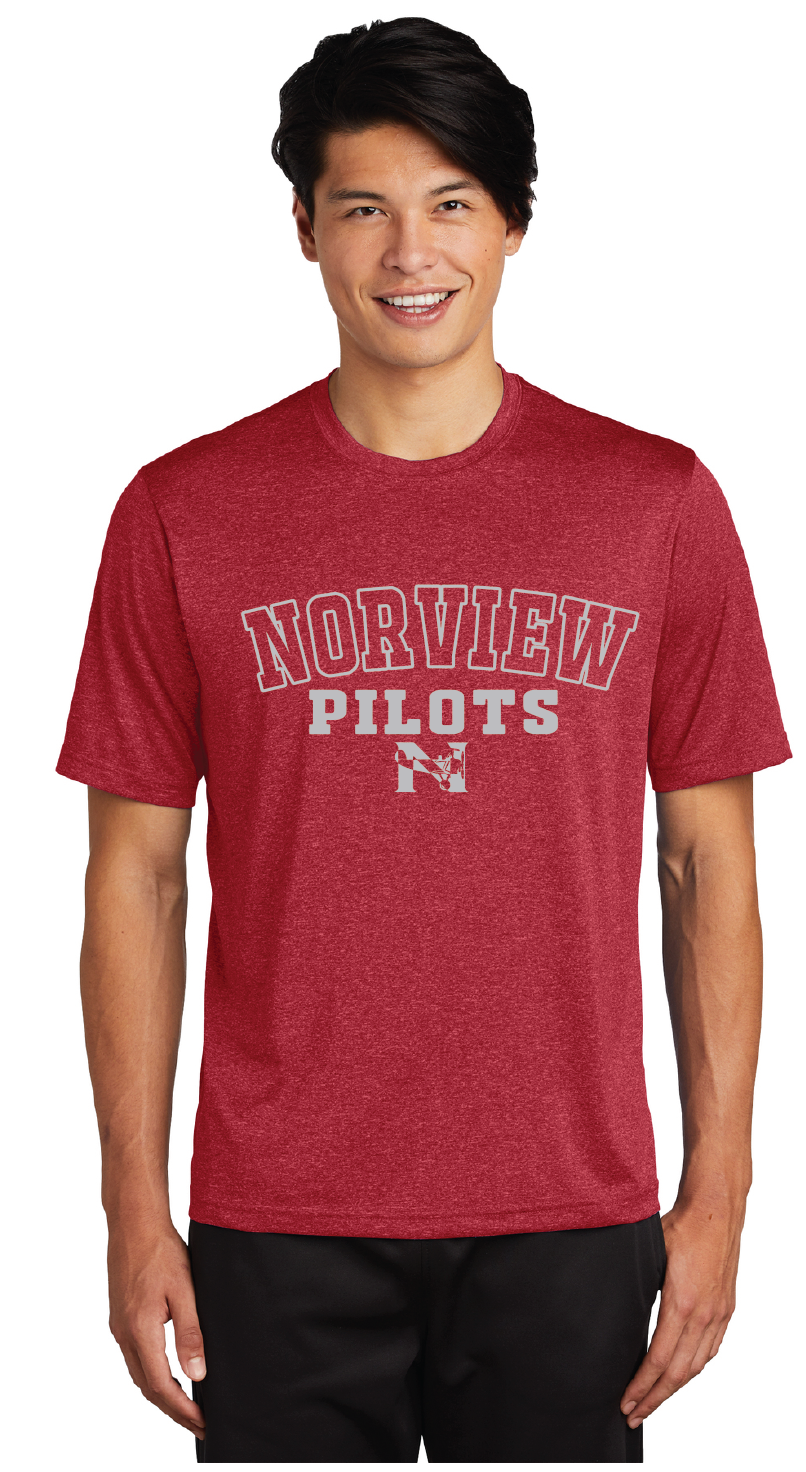 Heather Contender Tee / Heather Red / Norview High School Baseball