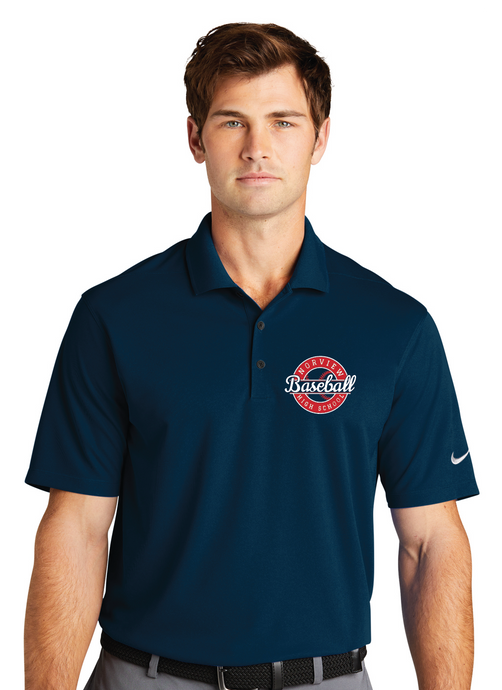 Nike Dri-FIT Micro Pique Polo / Navy / Norview High School Baseball