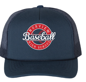 Foam Trucker Cap / Navy / Norview High School Baseball