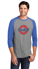 Perfect Tri 3/4-Sleeve Raglan / Royal Frost / Norview High School Baseball