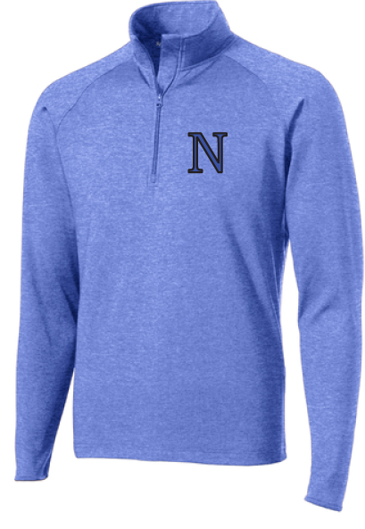 PosiCharge Competiton 1/4-Zip Pullover / True Heather Royal / Norview Swim