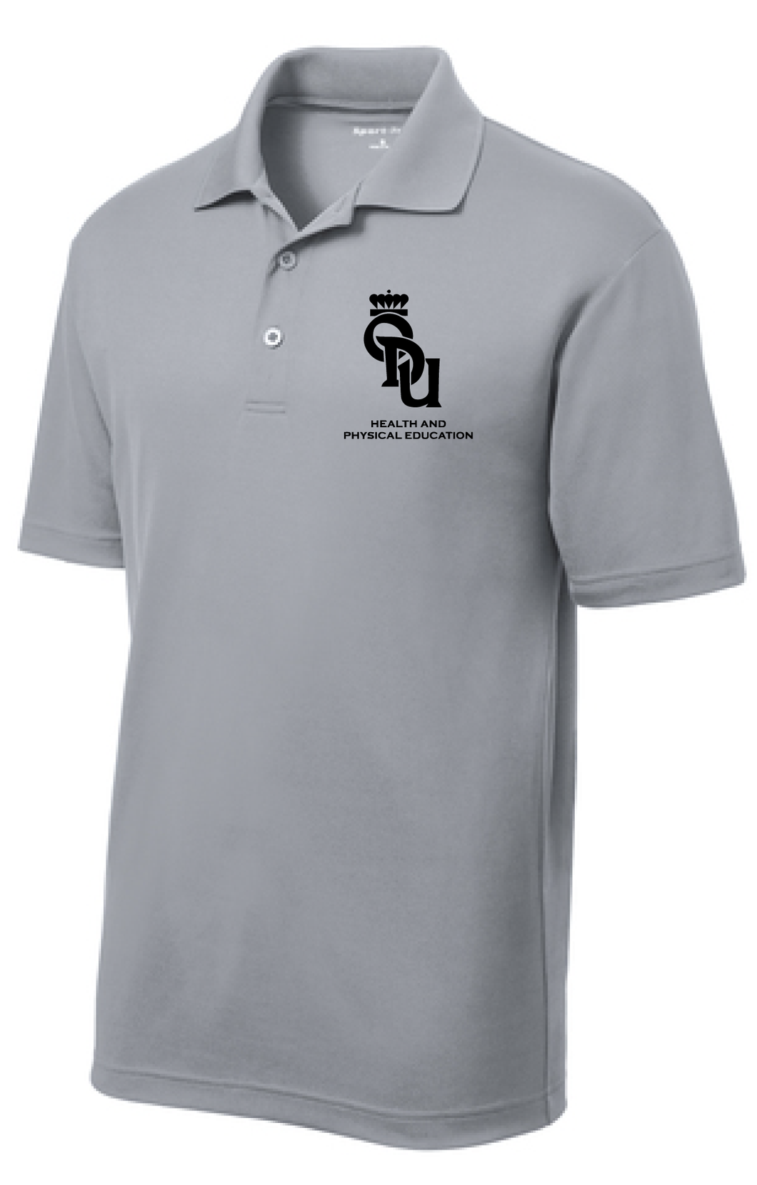 Mens PosiCharge® RacerMesh® Polo / Grey Heather / ODU HPE - Fidgety