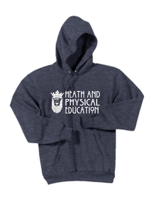 Core Fleece Pullover Hooded Sweatshirt / Heather Navy / ODU HPE - Fidgety