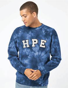 Tie-Dyed Crewneck Sweatshirt / Navy / ODU Health