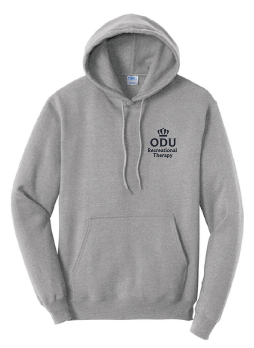 Fleece Pullover Hooded Sweatshirt / Ash / ODU Recreational Therapy