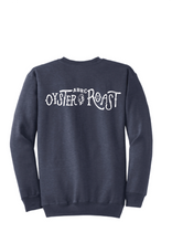Fleece Crewneck Sweatshirt / Heather Navy / ABRC Oyster Roast