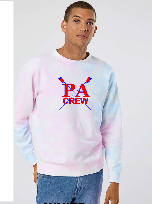 Midweight Tie-Dyed Sweatshirt / Tie Dye Cotton Candy / Princess Anne Crew Club