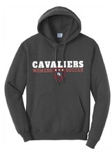 Fleece Hooded Sweatshirt / Dark Heather Grey / Princess Anne High School Girls Soccer
