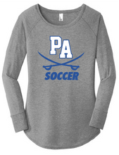 Women’s Perfect Triblend Long Sleeve Tunic Tee / Gray Frost / Princess Anne High School Soccer