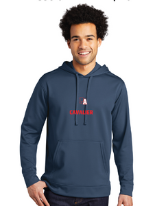 Performance Fleece Pullover Hooded Sweatshirt / Navy / Princess Anne High School Baseball