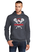 Core Fleece Pullover Hooded Sweatshirt / Heather Navy / Princess Anne High School Lacrosse