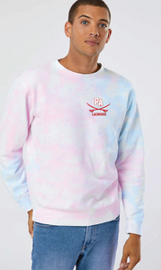 Midweight Tie-Dyed Sweatshirt / Tie Dye Sunset Swirl / Princess Anne High School Lacrosse