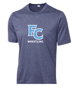 Performance Heather Contender Tee / Heather Navy / First Colonial Wrestling