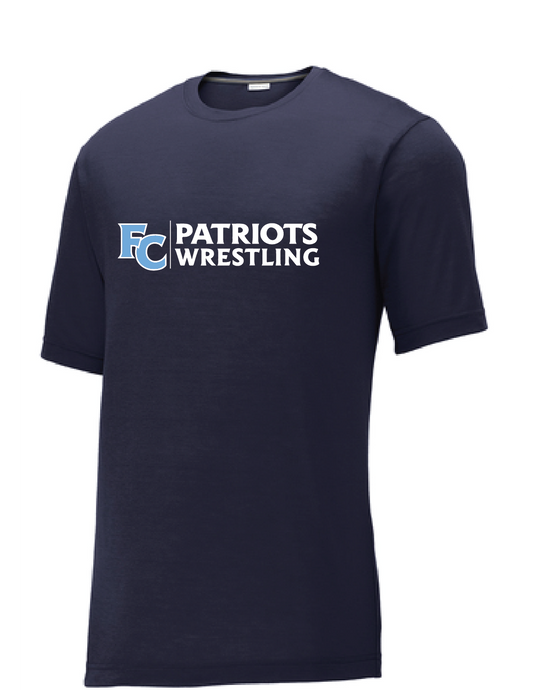 Performance Cotton Touch Tee / Navy / First Colonial Wrestling